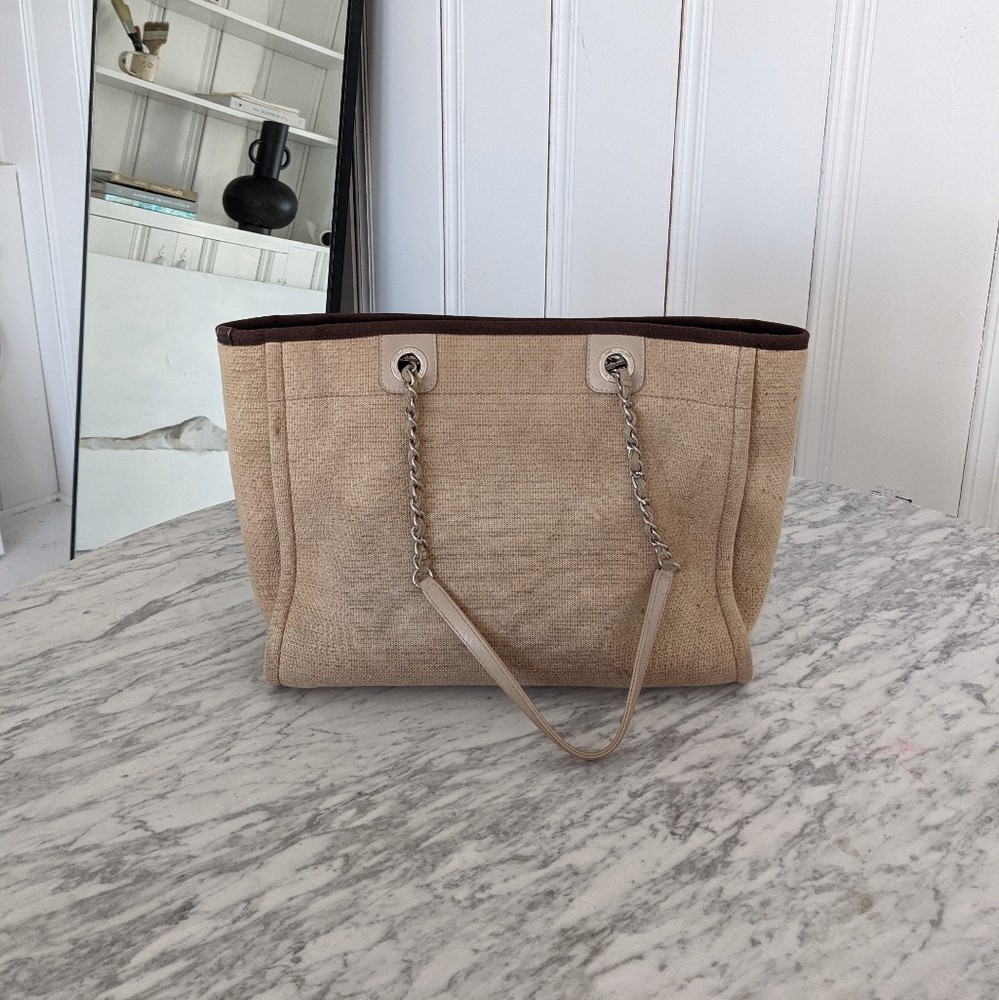 Sold - Chanel Deauville Tote - Picture 4 of 13